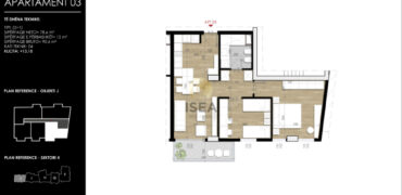 Apartament 2+1, Ish Fusha e Aviacionit – GRT (Ap5021625)