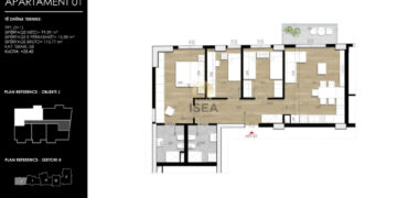 Apartament 3+1, Ish Fusha e Aviacionit – GRT (Ap5031133)