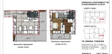 Apartament 2+1, Rruga “Teodor Keko” – Rruga “Nexho Konomi” (Du508018)