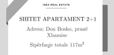Apartament 2+1 , Don Bosko – Xhamia (Ap5021687)